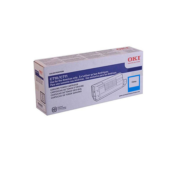 Toner Original Okidata 44318603 Ciano p/ C711 | AcessoShop