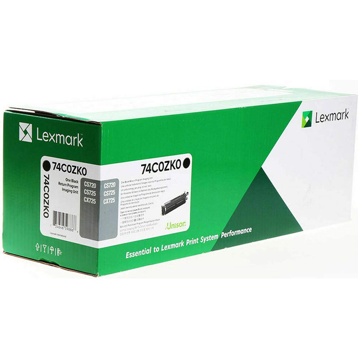 Unidade de Imagem Lexmark 74C0ZK0 Preto Original | CS720, CS725, CX725