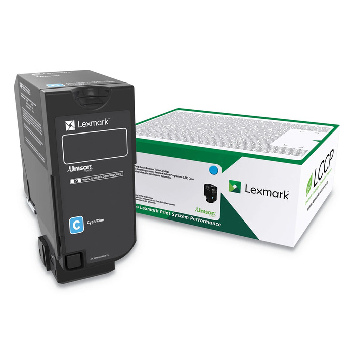 Toner Lexmark 74C4SC0 Original Ciano | AcessoShop