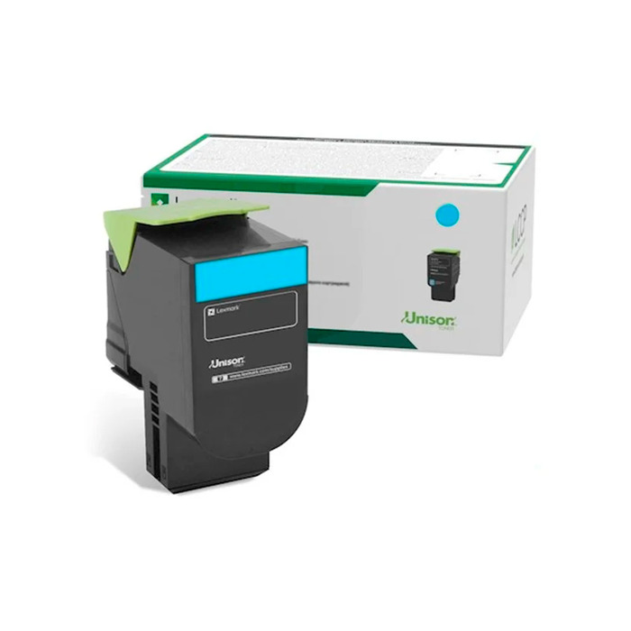 Toner Lexmark 80C8XC0 | Ciano Original CS310 CX410