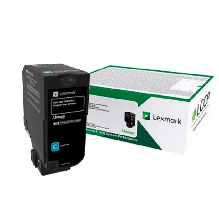 Toner Lexmark 84C4HC0 Ciano Original p/ CS921 CX922