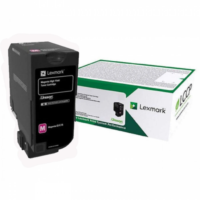 Toner Lexmark 84C4HM0 Magenta Original p/ CS921 CX922