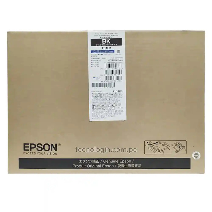 Cartucho Epson C13T01D100 Preto Original WorkForce Pro C529R