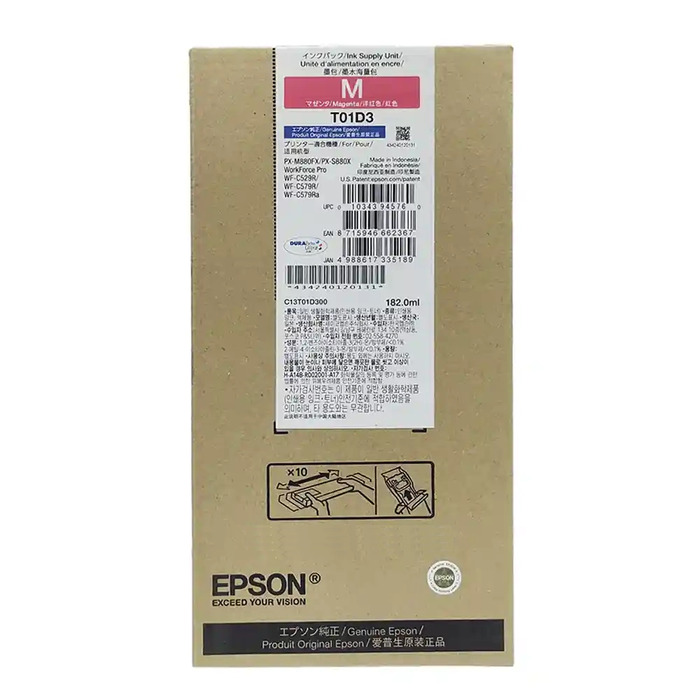 Cartucho Epson C13T01D300 Magenta Original WorkForce C529R
