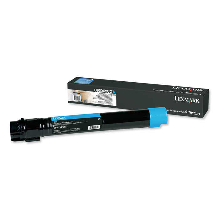 Toner Lexmark C950X2CG Ciano Original | C950 e X950, X954
