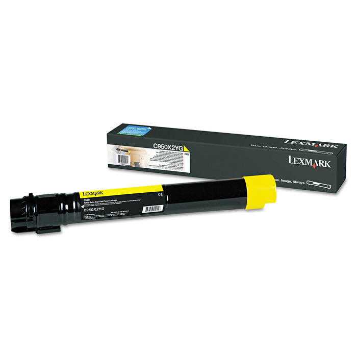 Toner Lexmark C950X2YG Amarelo Original | C950 e X950, X952