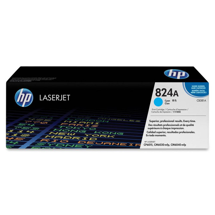 CB381A 824A Toner HP Ciano Original | AcessoShop