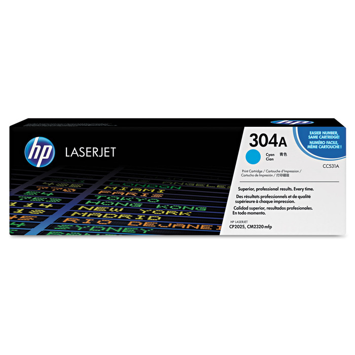 Toner CC531A HP 304A Ciano CP2025, CM2320 | AcessoShop