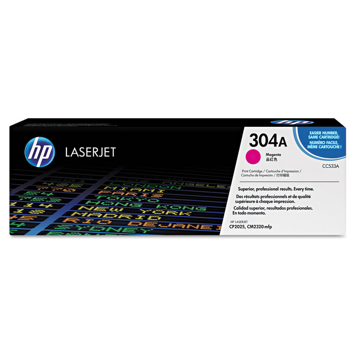 Toner CC533A HP 304A Magenta CP2025, CM2320 | AcessoShop