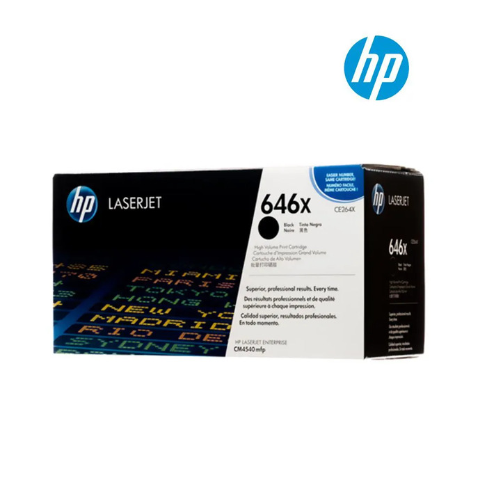 CE264X Toner HP 646X Original Preto CP4525 | AcessoShop