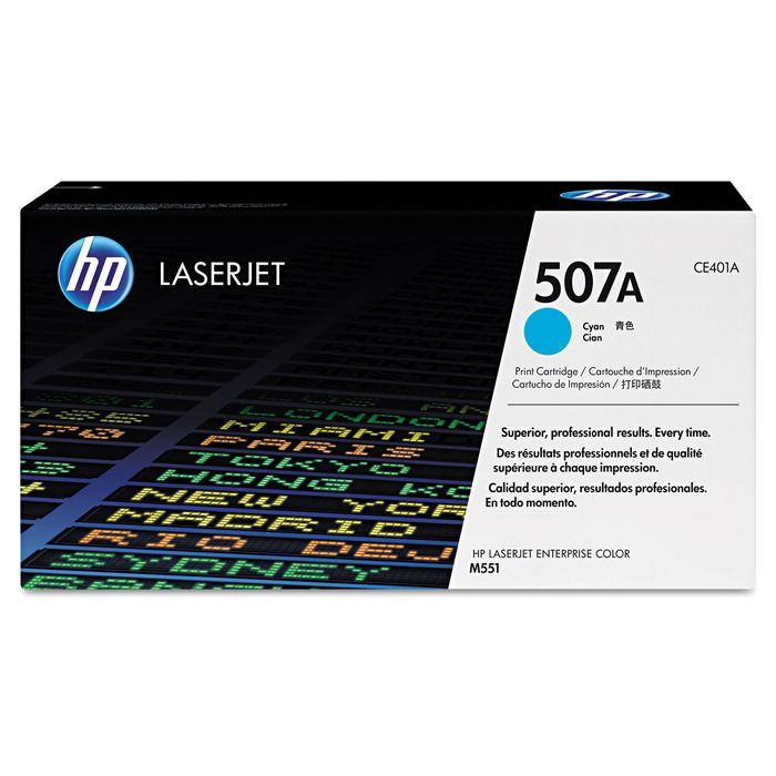 Toner CE401A 507A Ciano Original p/ M551 | AcessoShop