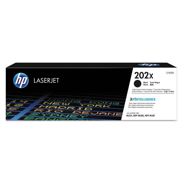 Toner CF500X 202X Preto High Yield para M254dw