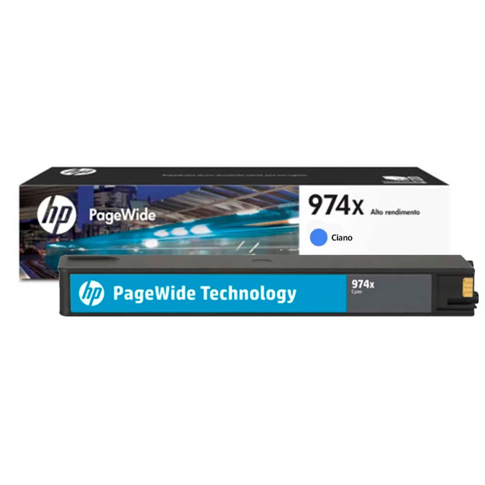 Cartucho HP L0R99AB 974X Ciano | PageWide Pro 10.000 páginas