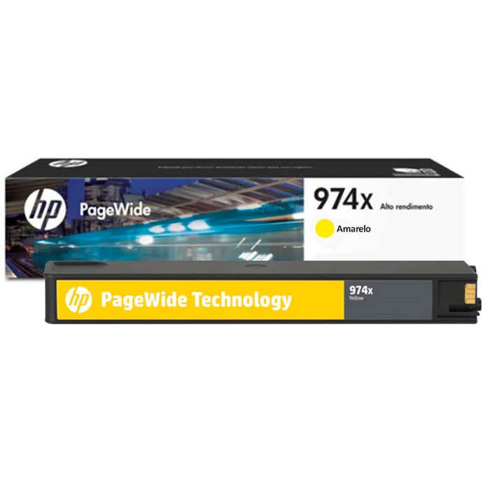 Cartucho HP L0S05AB 974X Amarelo | PageWide Pro 452