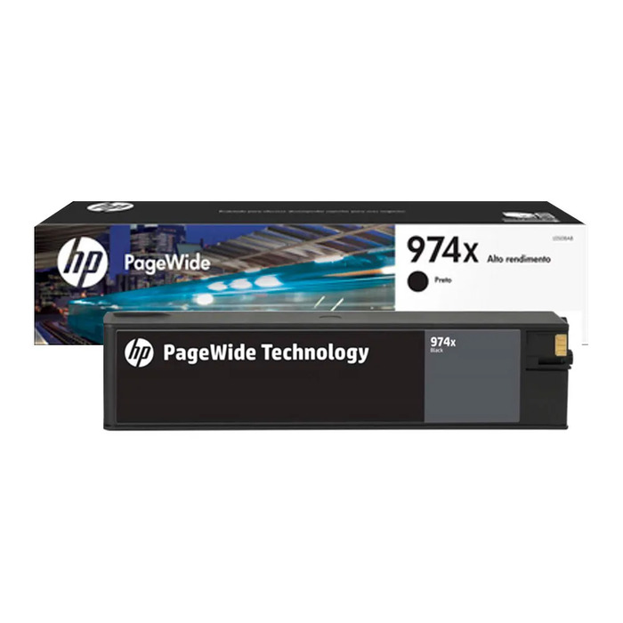 Cartucho HP L0S08AB 974X Preto | PageWide Pro 10.000 páginas