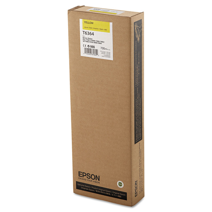 Cartucho Epson T636400 T6364 Amarelo | Original