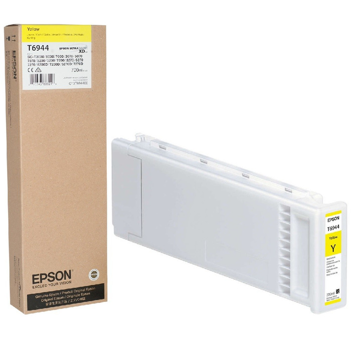 T694400 Epson Amarelo UltraChrome XD 700ml SureColor