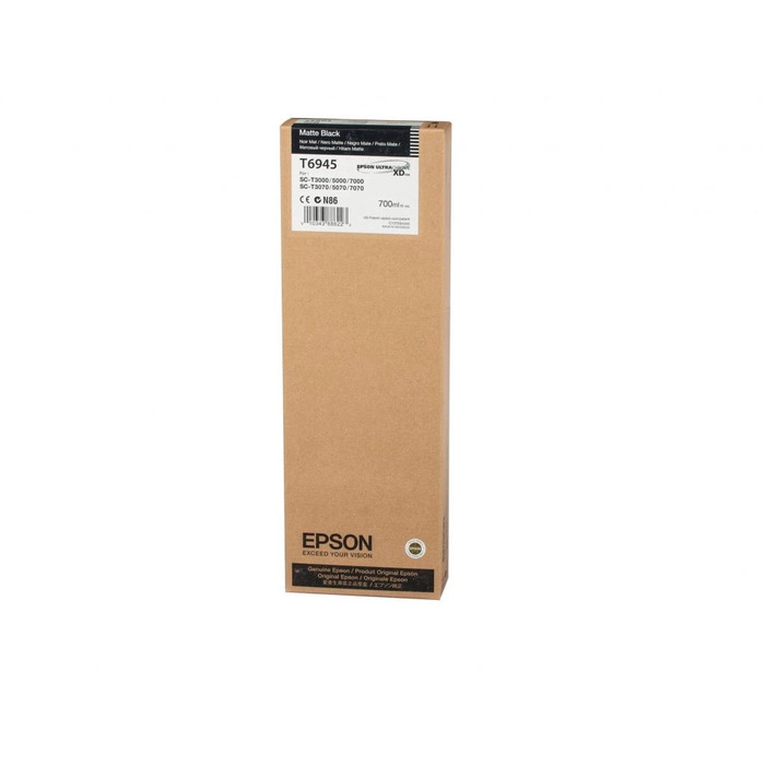 T694500 Epson Preto Fosco UltraChrome XD 700ml SureColor