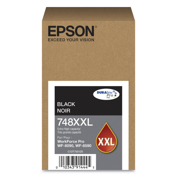 T748XXL120 Epson Preto XXL para WorkForce Pro WF-6090