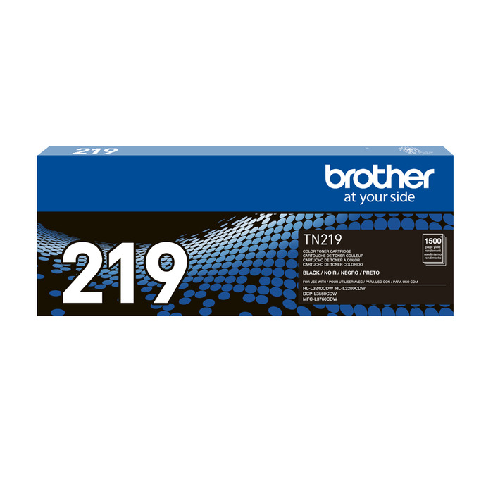 Toner Brother TN-219BK Original Preto | HL-L3240, DCP-L3560, MFC-L3760