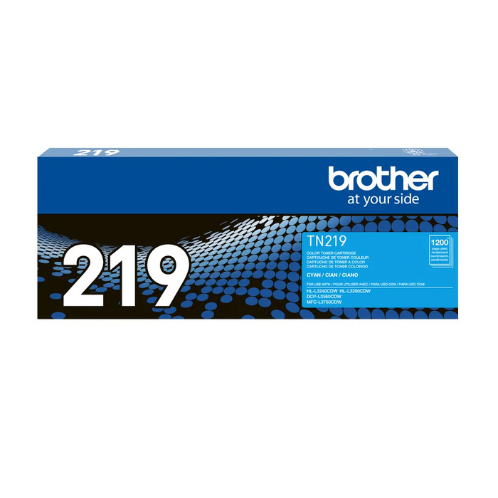 Toner Brother TN-219C Ciano Original | HL-L3240, DCP-L3560, MFC-L3760