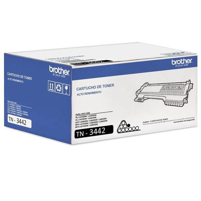Toner Brother TN-3442 | Preto Original HL-L6202DW
