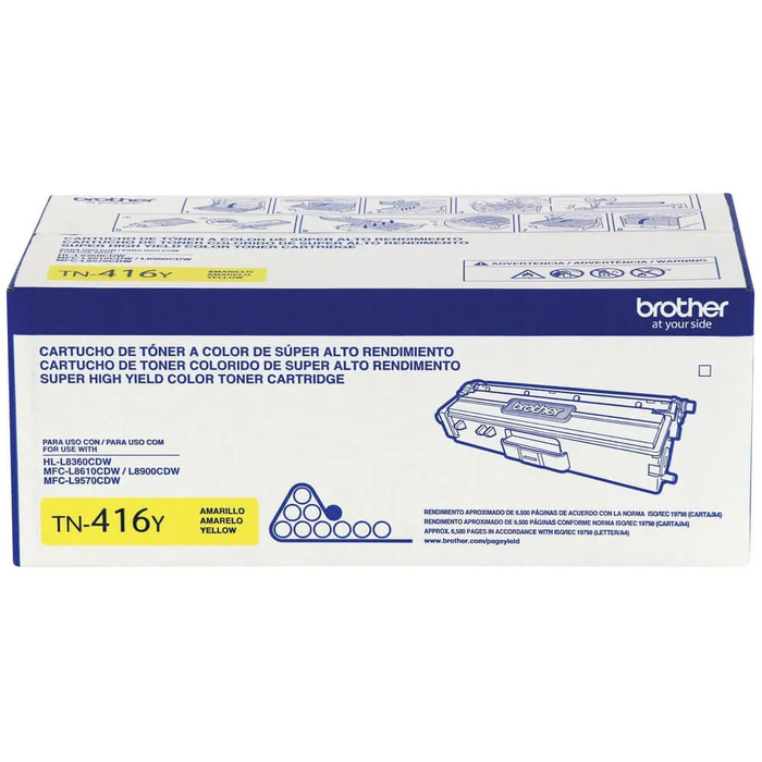 Toner Brother TN-416Y | Amarelo Original HL-L8360CDW