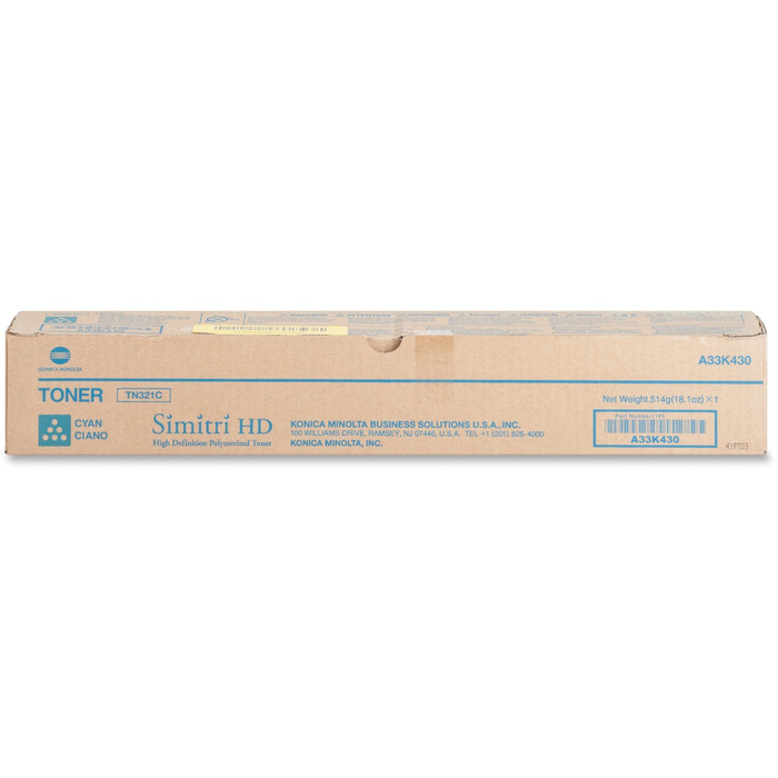 Toner Konica Minolta TN321C | Ciano Original Bizhub C224