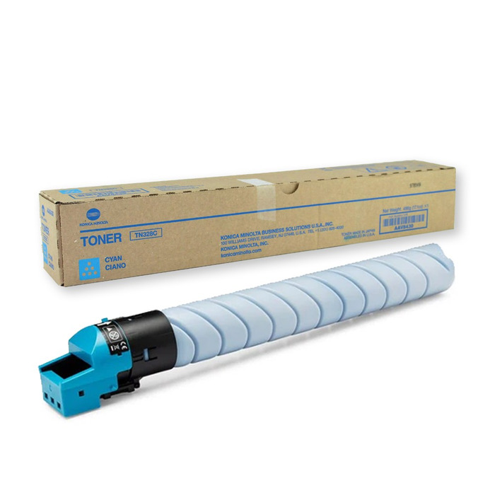 Toner TN328C Original Konica Minolta AAV8430 p/ C250i C300i