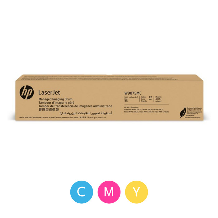 Cilindro HP W9075MC | Unidade de Imagem E78625 E78630 E78635