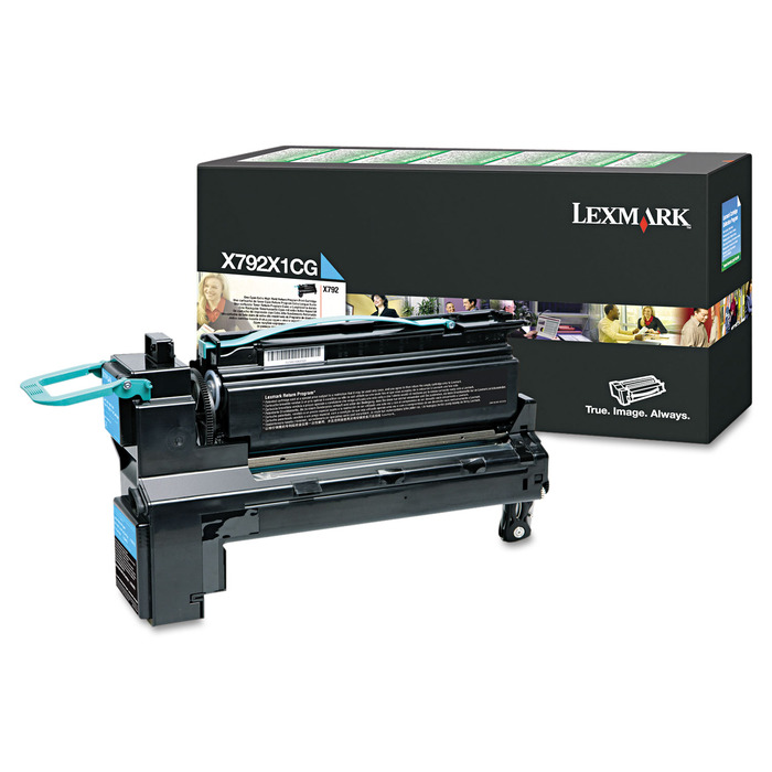 Toner Lexmark X792X1CG Ciano Original p/ X792de X792dte